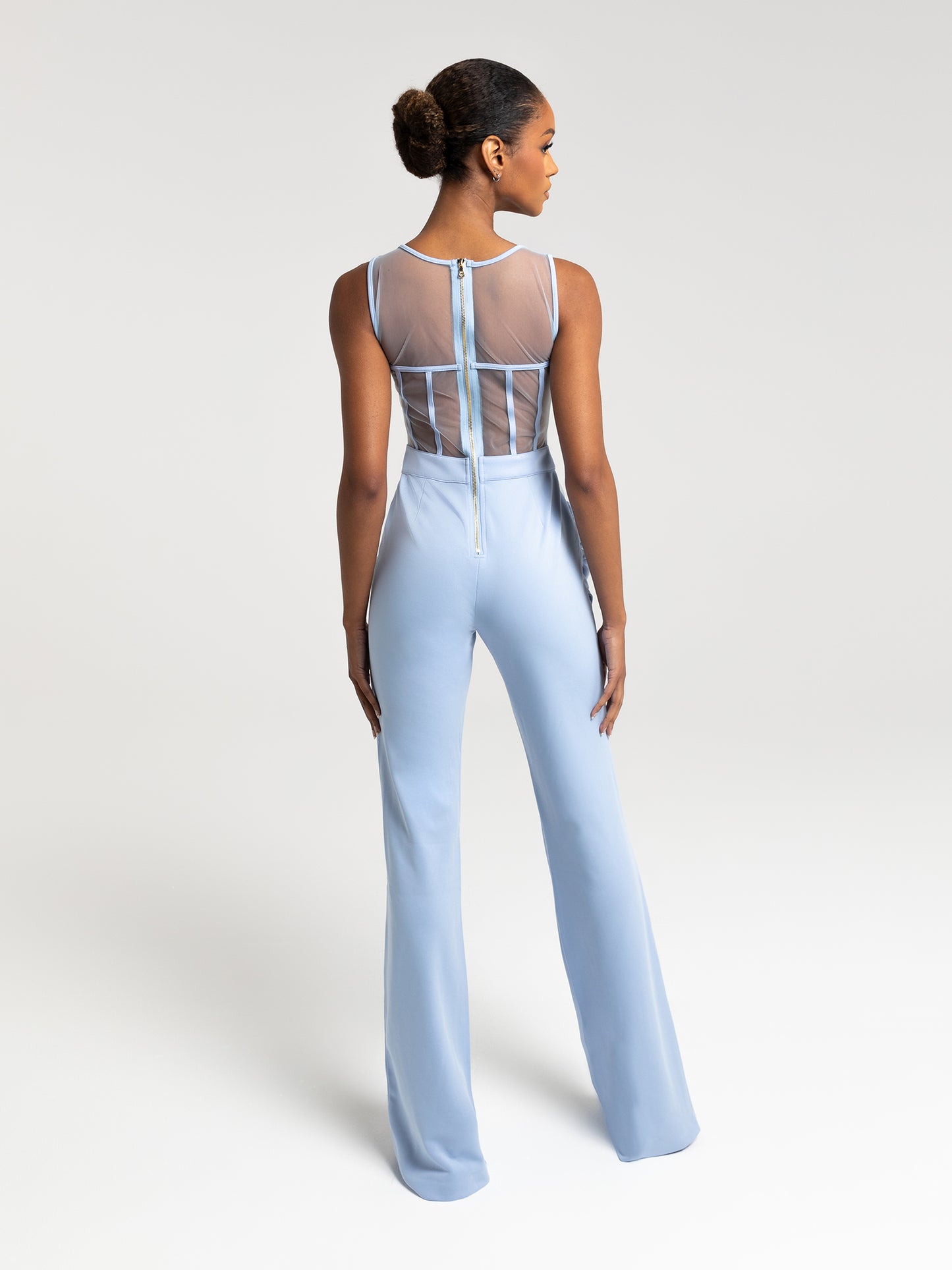 DONICA CORSET JUMPSUIT - SKY BLUE