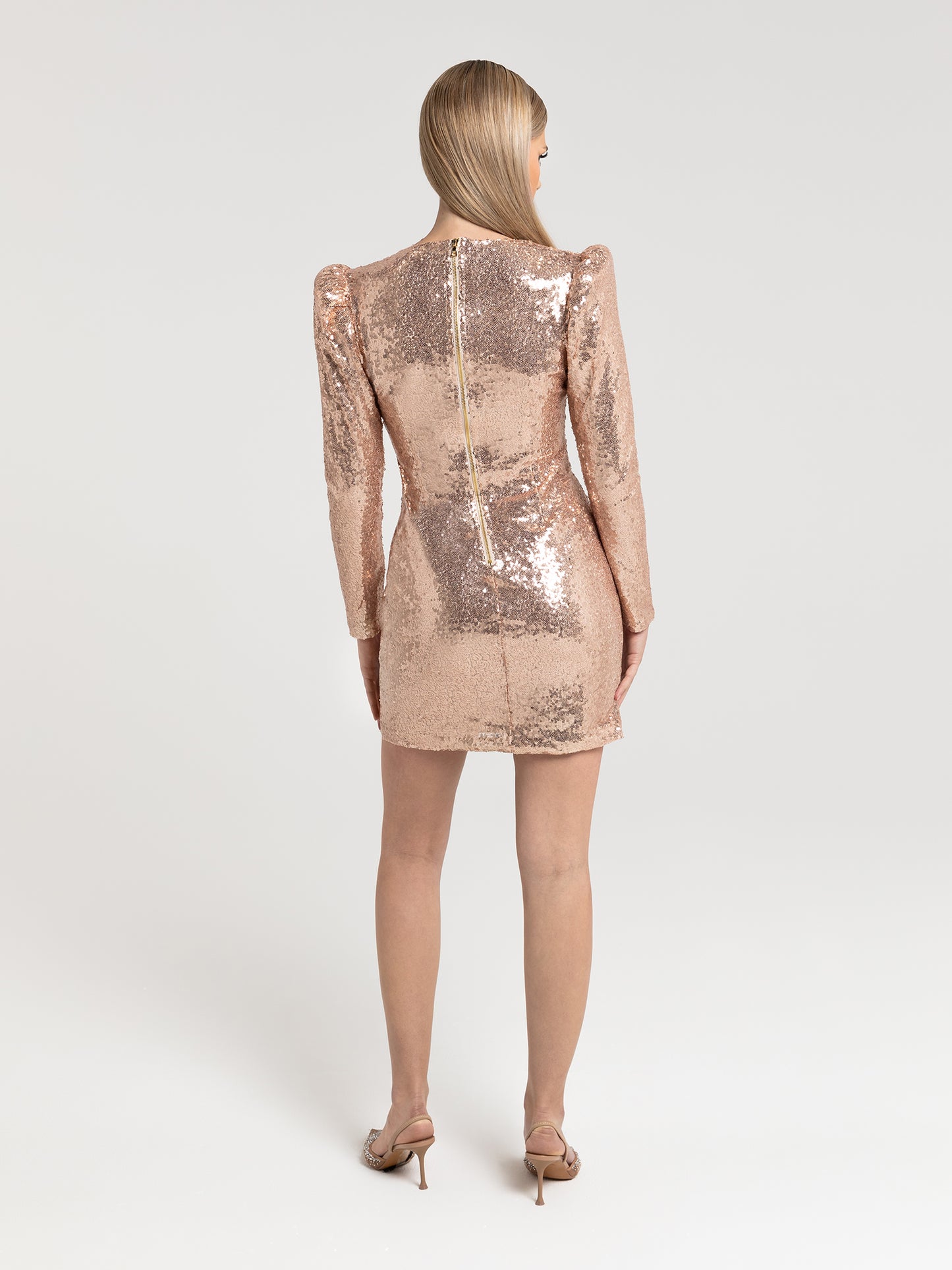 KERON MINI DRESS - CHAMPAGNE
